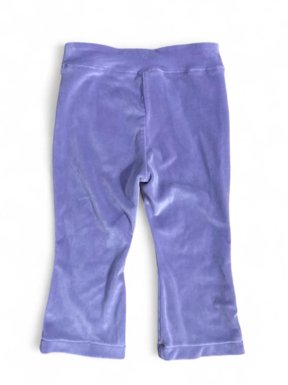 90 Degree By Reflex Girls' Lavender Velvet Joggers - Picture 3 of 3